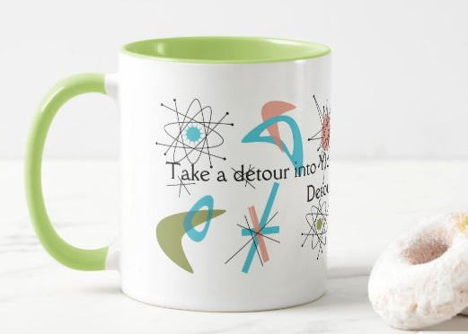 Take a Detour Atomic Age Mug