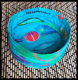 Quilted Bowl ~ Sea Blue Green