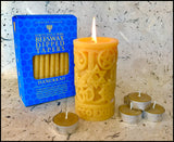 Pure Beeswax Tealight Candles ~ Set of Six
