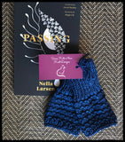 Dark Sapphire Reading Gloves ~ Literary Gloves - could there be such a thing?