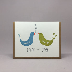 Peace and Joy Note Card