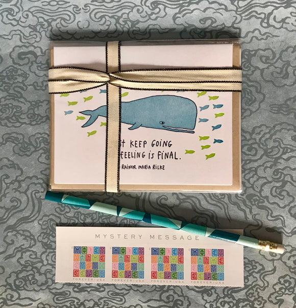 Informal Writ Kit - Poetic Wisdom and Design including Postage Stamps